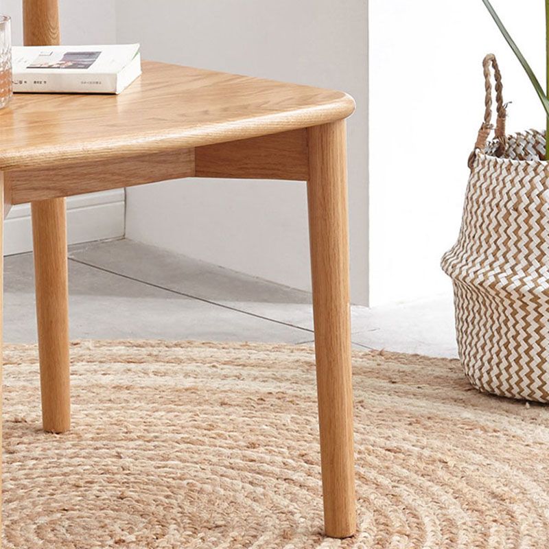 Silla lateral de comedor con respaldo abierto de diseño contemporáneo, sillas sin brazos con patas de madera