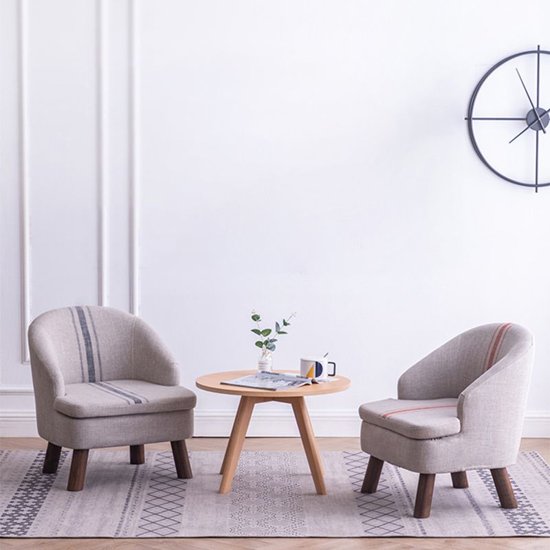Barrel Chair 22.44" L x 14.96" W x 25.98" H Barrel Accent Chair for Living Room