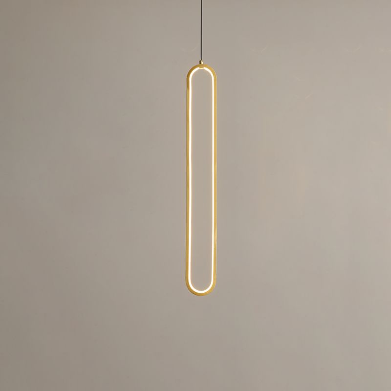 Lampada a led a led moderna a led Iron Iron Light Linea Linea con tonalità silicone