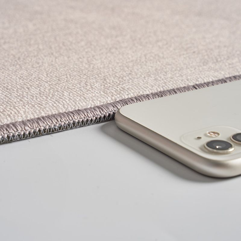 Khaki Tone Area Carpet Modern Indoor Rug Polyester Washable Carpet with Non-Slip Backing