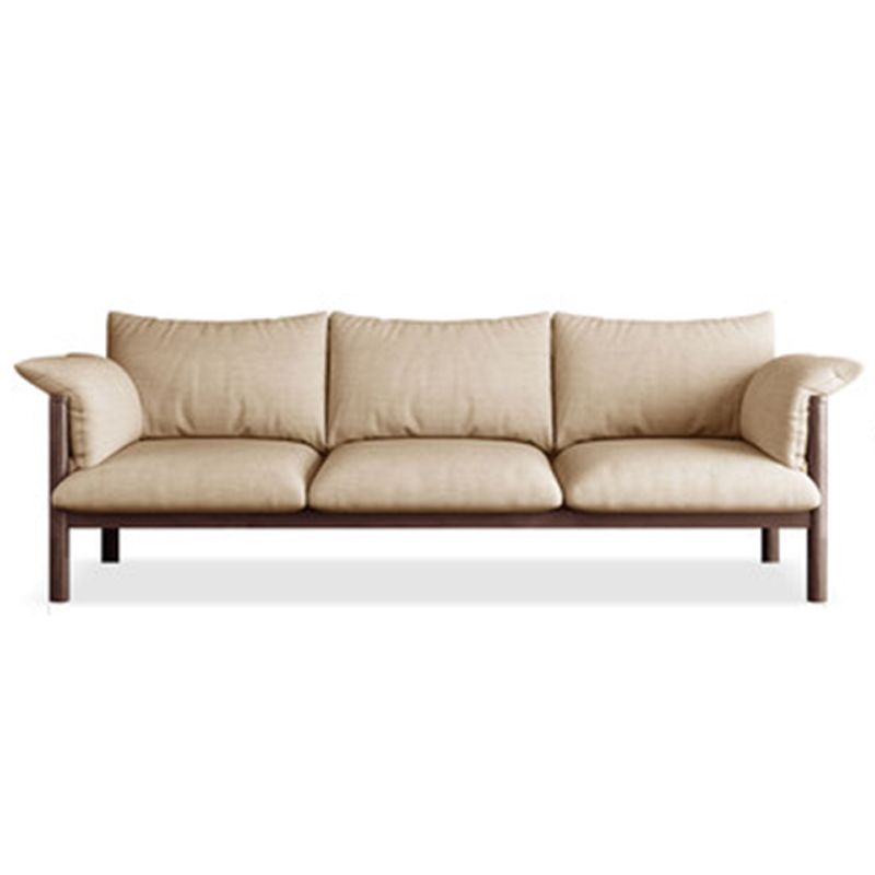 Zeitgenössisches Quadratarm Standard -Sofa mit Stirnkissen für Wohnzimmer, Wohnung