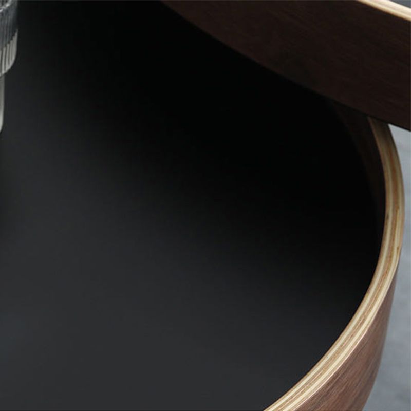 Contemporary Coffee Table 4 Legs Round Coffee Cocktail Table