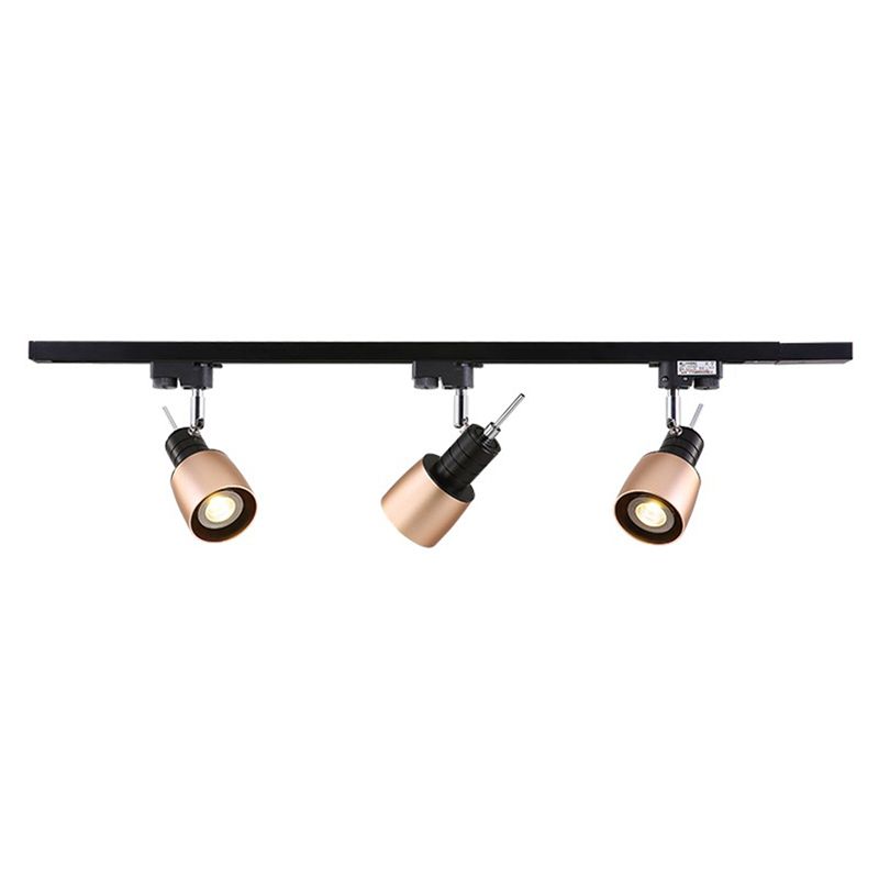 Grenade Spotlight Semi Flush Mount Minimalist Metal Living Room Track Lighting Fixture