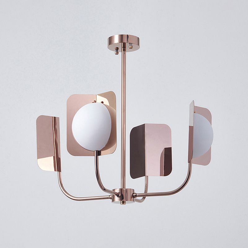 Postmodern Style Chandelier Light Metal Acrylic Pendant Light for Living Room