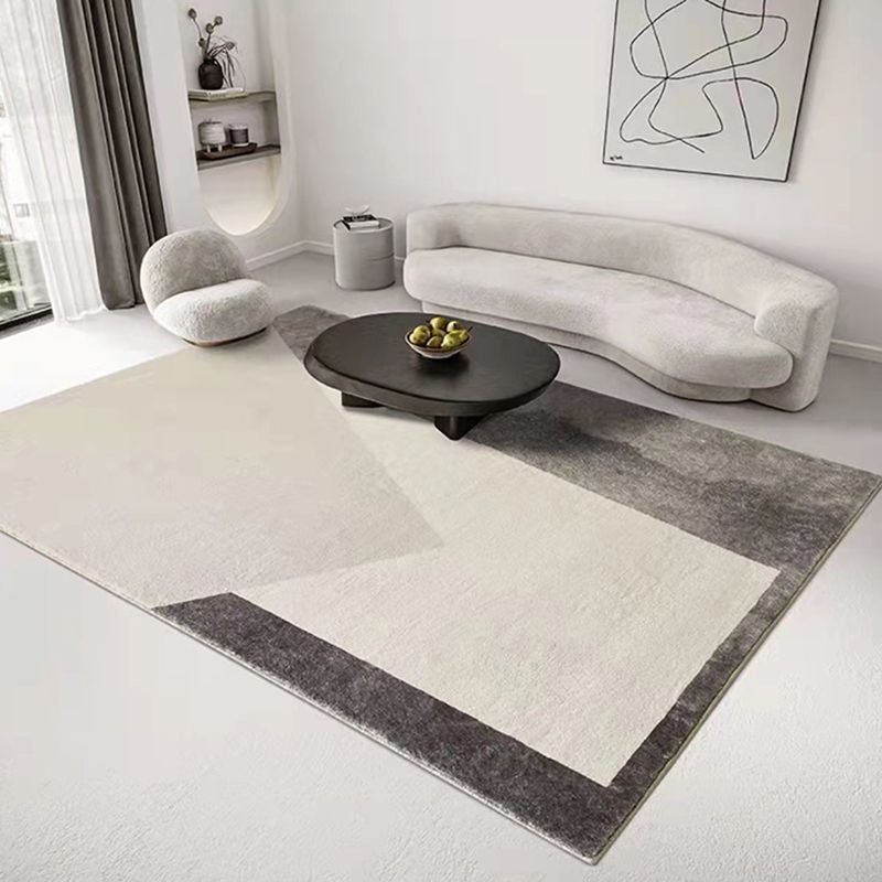 Tapis de tapis moderne beige Tapis de la zone de la zone de la zone de tapis de tapis pour le salon