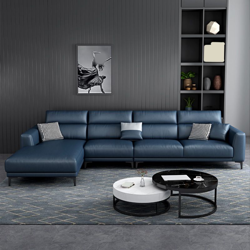 Adjustable Sectional 35.43" H Stain Resistant Square Arm Sectional