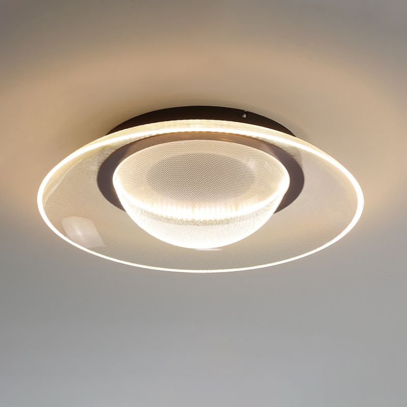 Modern Creative Style Flush Mount Acrylic LED Ceiling Light Fixture for Bedroom