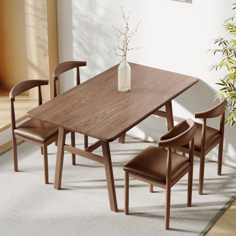 Rectangle Dining Table Medium Density Fiberboard Table for Dining Room