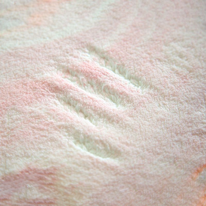 Purple Simple Rug Polyester Chromatic Stripe Rug Washable Rug for Living Room