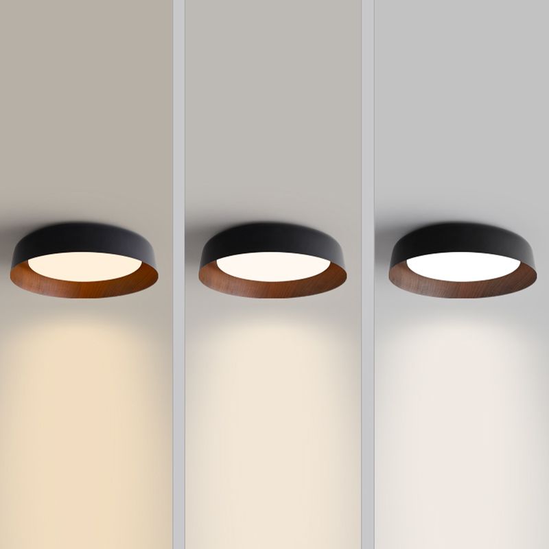 Metal Ceiling Light Fixture Nordic LED Flush Mount for Bedroom