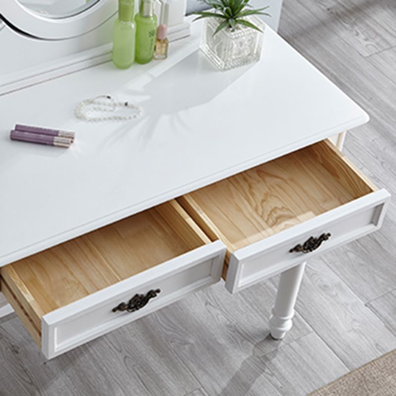 Wooden Vanity Dressing Table Traditional Vanity Makeup Table Set