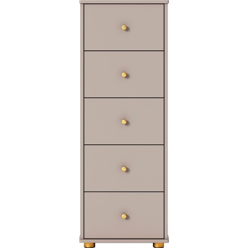 Contemporary Style Engineer Wood Dresser Vertical Bedroom Lingerie Chest with Drawer