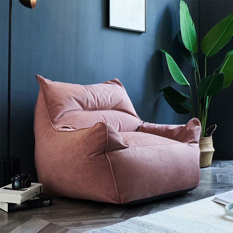 Contemporary 25.6" Height Flared Arm Sewn Pillow Back ArmChair