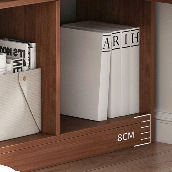 Contemporary Home Credenza Desk Rectangular Wooden Writing Desk