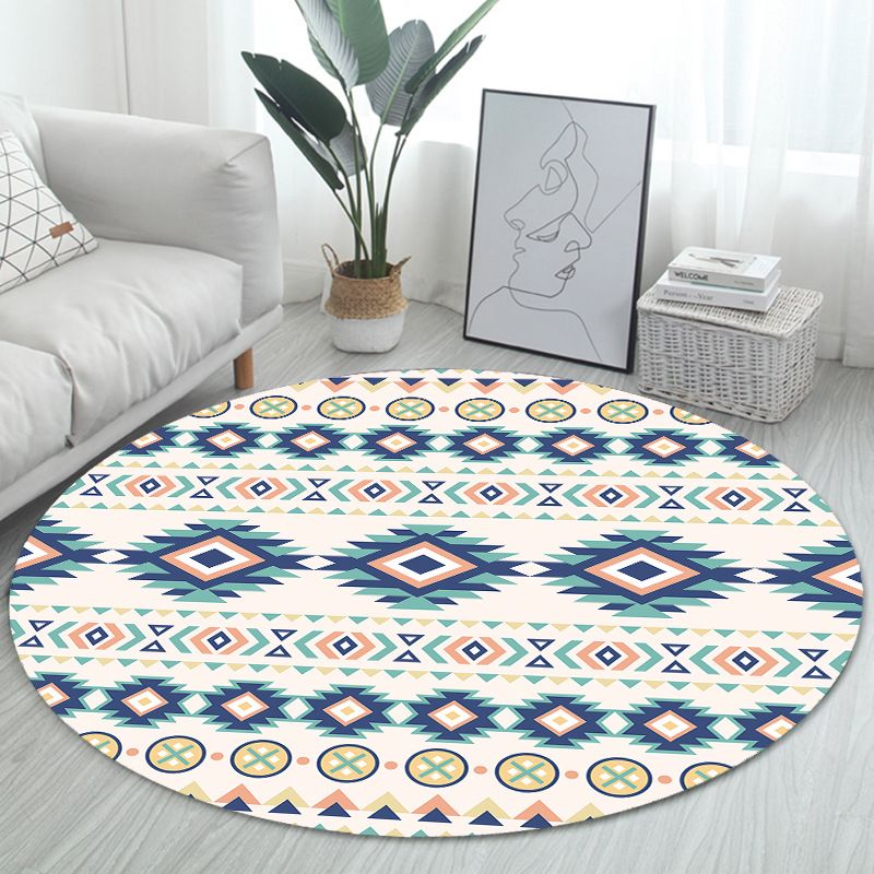 Unieke Boheemse vloerkleed multi-kleuren naadloos patroon tapijt wasbaar anti-slip huisdiervriendelijk gebied tapijt voor kamerdecoratie