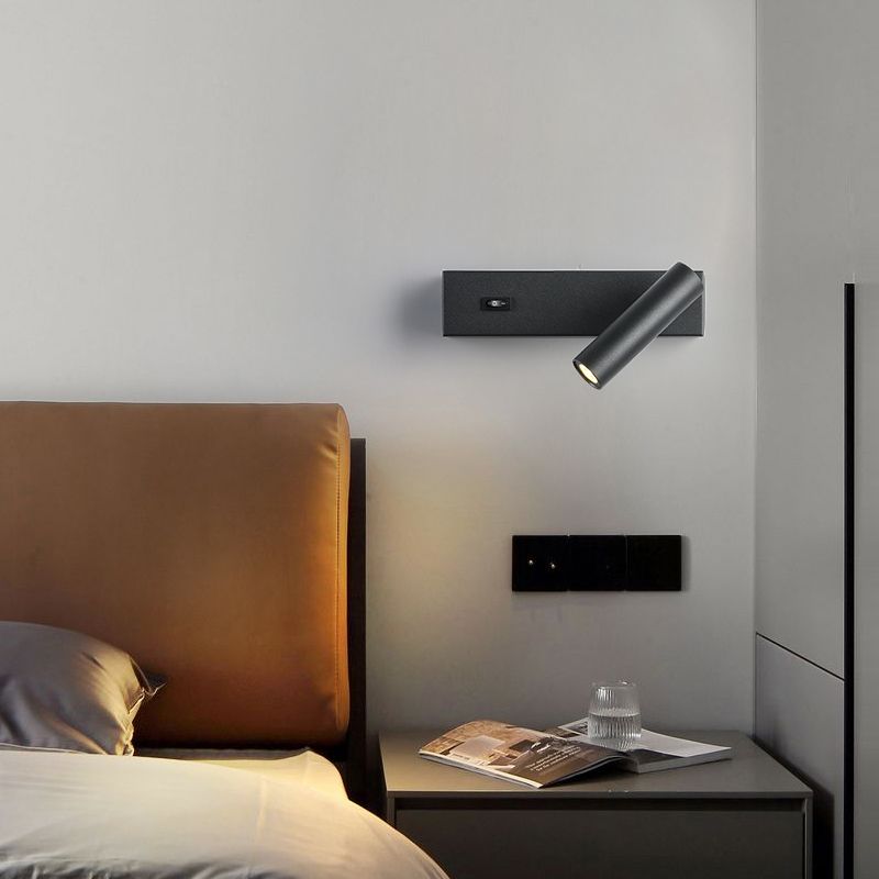1-Light Geometric Wall Mount Light Modern Style Metal Wall Mount Lighting