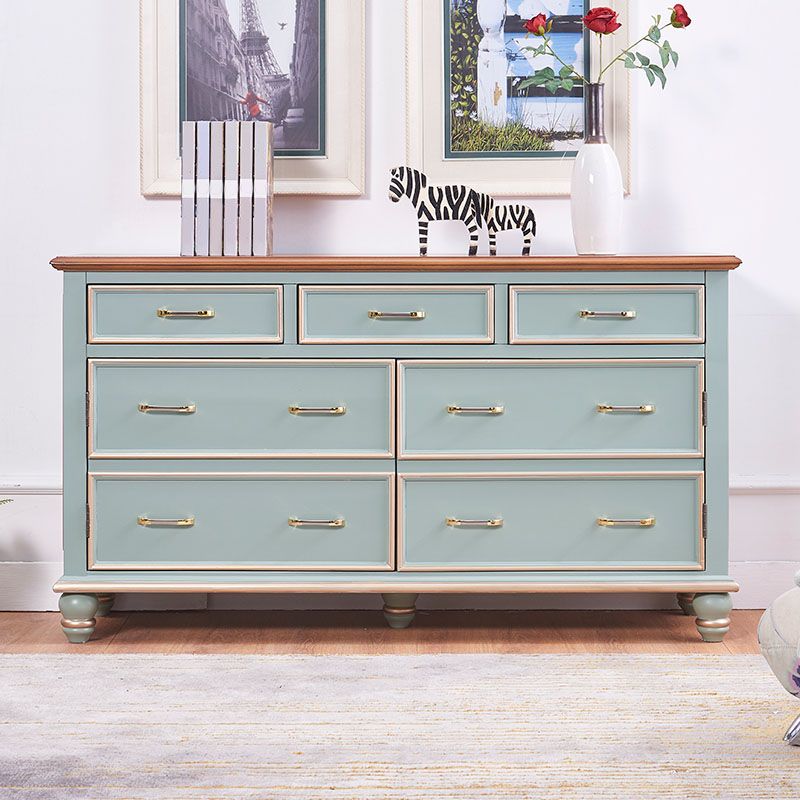 Glam Dresser Manufactured Wood Storage Chest Dresser with 5/7 Drawers