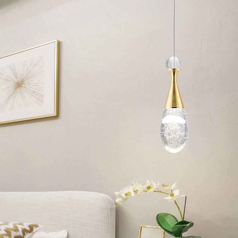 Mini Crystal Plafond Suspension lampe LED moderne LEMPORT DE PROSITIF POUR LA CHAMBRE