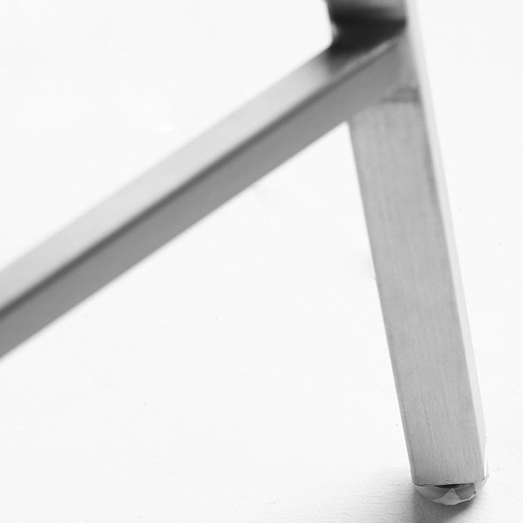Contemporary Backless Metal Counter Stool with 4 Legs for Dining Room