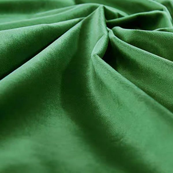 Modern Pouf Ottoman Velvet Upholstered Tear Resistant Round Ottoman with Chair Legs