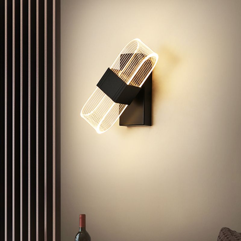 Modern Style Metal LED Wall Light Fixture Creative Wall Light Sconce for Bedroom