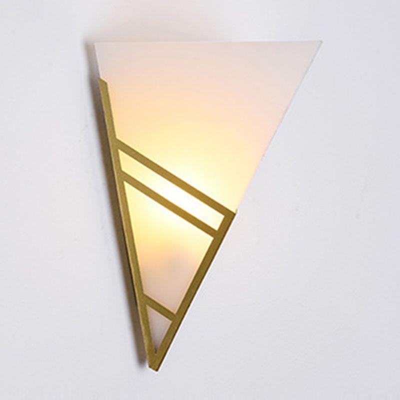 Triangle Modernist Wall Sconce Metal Sconce Light for Hallway