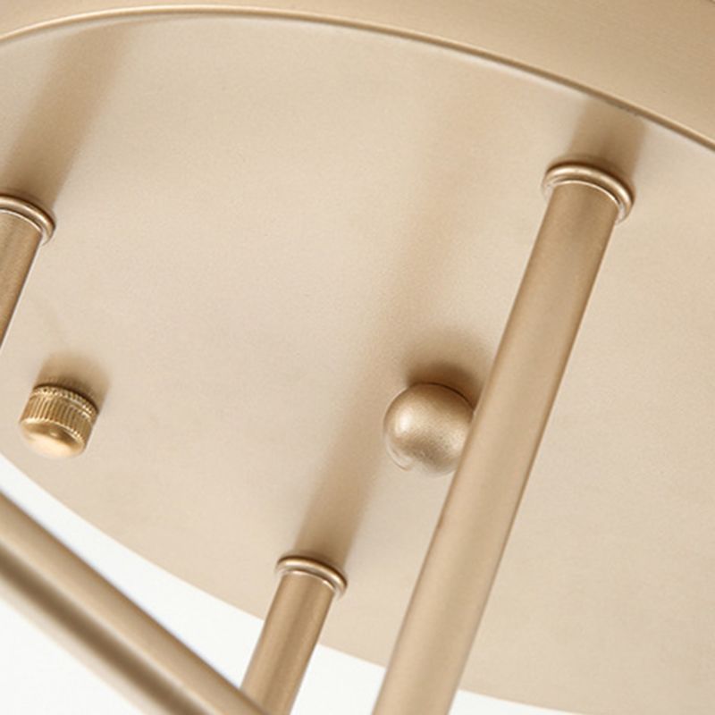 Industrie Retro Radial Semi Flush Mount Schmiedeeisendecke für Wohnzimmer