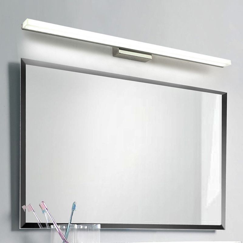 Nordic Style Vanity Light Rectangle Shape Vanity Lamp for Shower Room