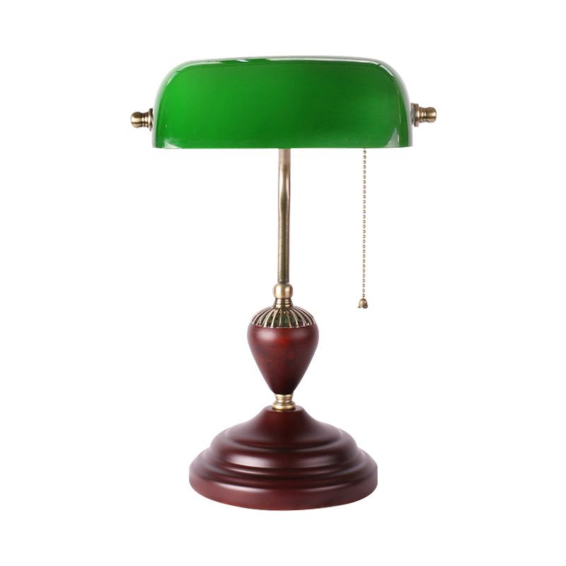 Table à 1 lampe brun rouge Éclair