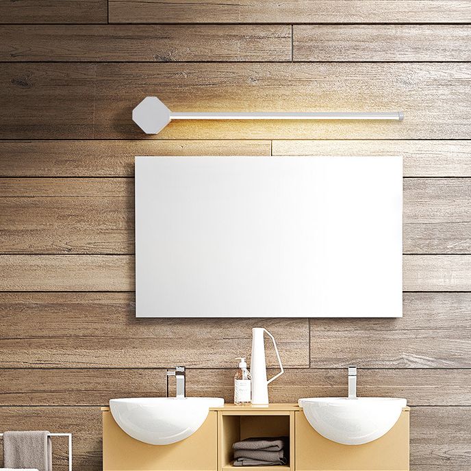 1-Light Linear Wall Sconce Modern Style Metal Sconce Lamp for Shower Room