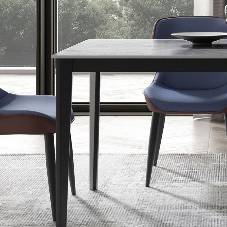 Modern 1/4/7 Pieces Dining Set Rectangle Sintered Stone Dining Table Set