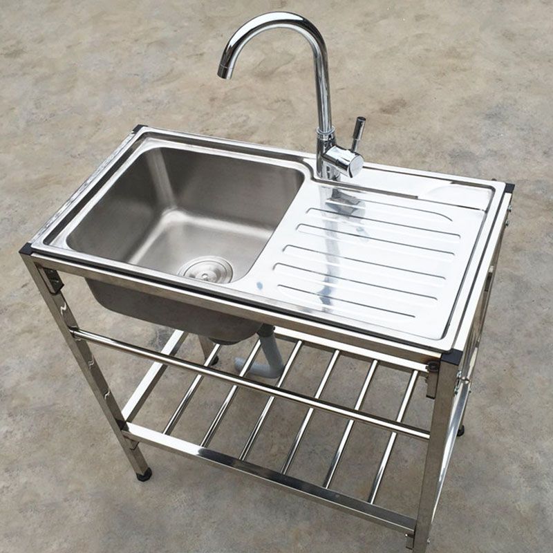 Modern Style Kitchen Sink All-in-one Soundproof Kitchen Sink with Drain Assembly