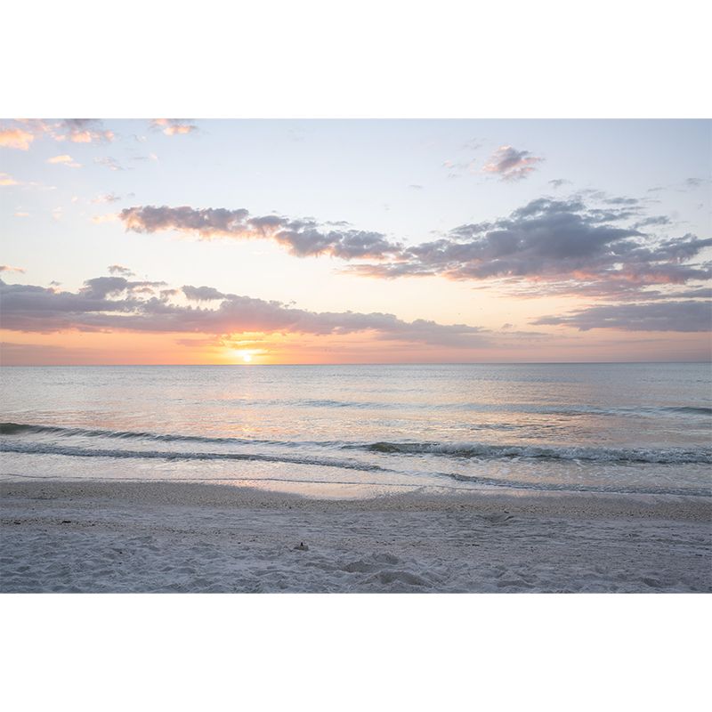 Contemporary Beautiful Seascape Mural Wall Decor Environment Friendly for Living Room