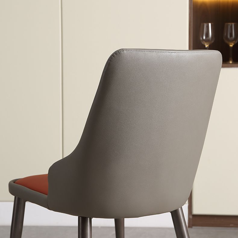 Silla de comedor tapizada silla auxiliar Parsons de restaurante contemporáneo