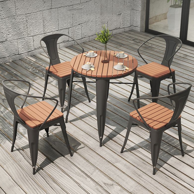 Industrial Style 1/2/3/4/5 Pieces Dining Set Reclaimed Wood Dining Table Set
