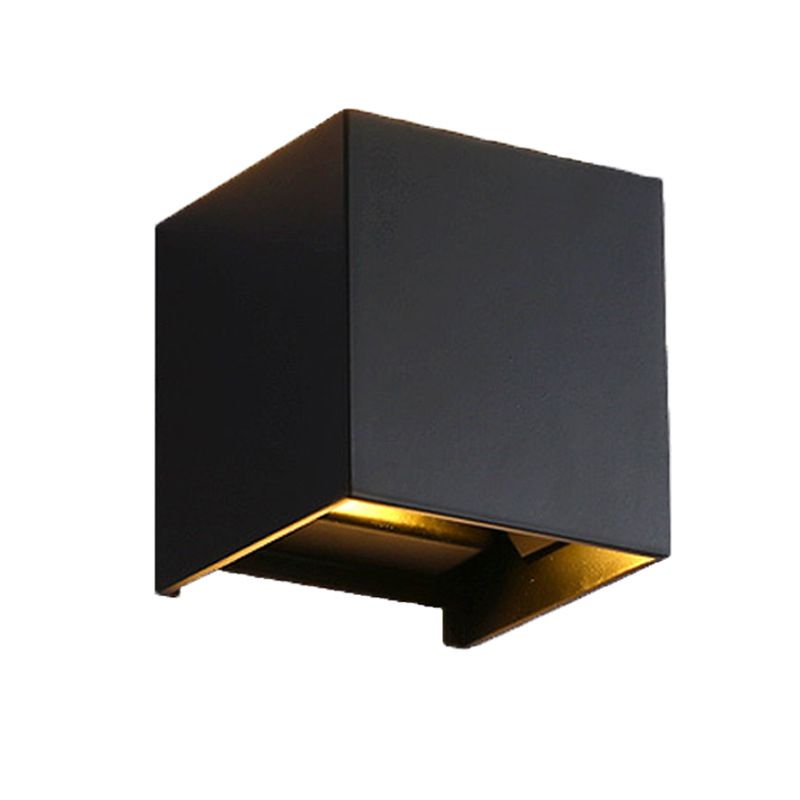 Zeitgenössische einfache Wandleuchte LED Black Wall-Washer Light für Wohnzimmer