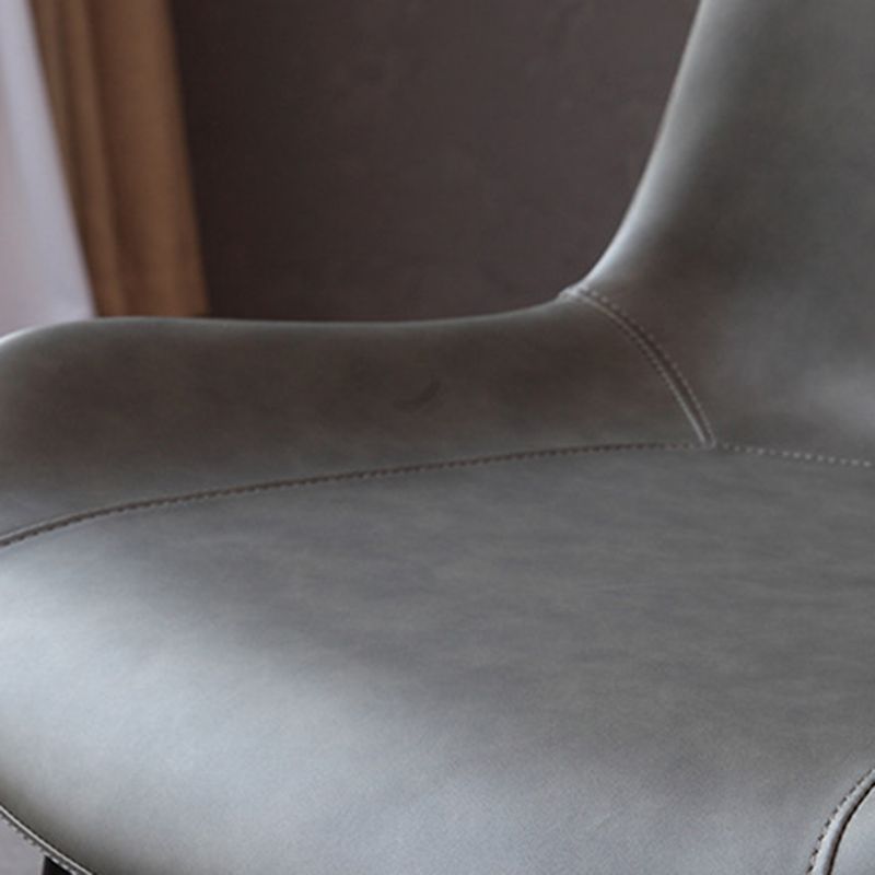 Modern Style Microfiber Leather Chair 20'' Wide Parsons Chair for Home