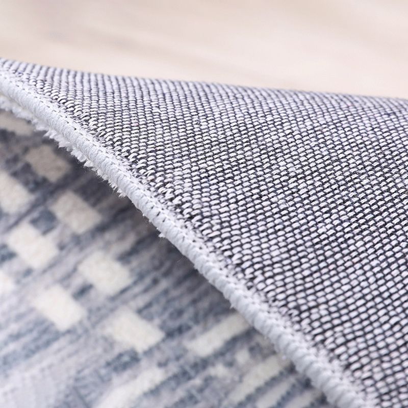 Pink Modern Rug Polyester Color Piece Area Rug Washable Rug for Drawing Room