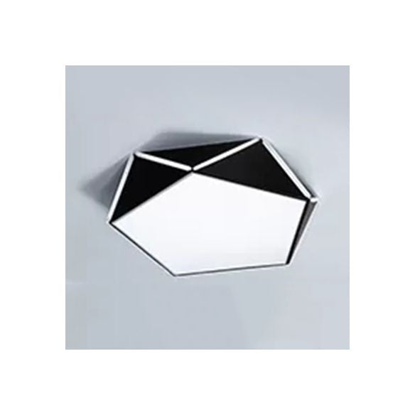Cafe Pentagon Diamond plafonnier acrylique macaron style LED plafonnier