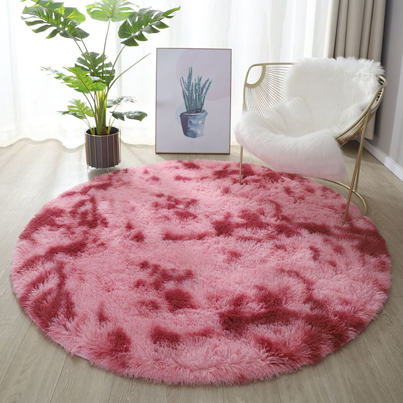 Chic Grey Area Carpet Solid Color Plush Area Rug Stain Resistant Rug for Drawing Room