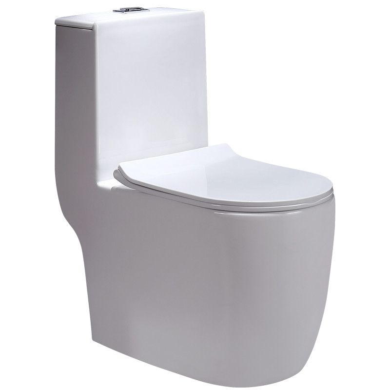 Porcelain Modern Toilet Floor Mounted One Piece Toilet Bowl Toilet