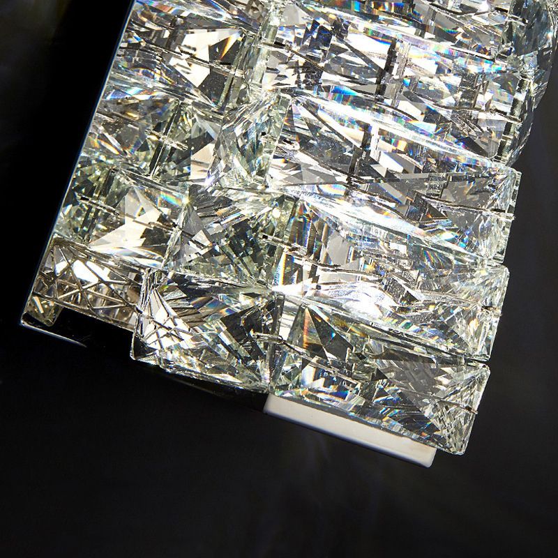 Rechteck klar K9 Kristallleuchte Licht moderner Stil 1-Licht-Wandbeleuchtungsideen