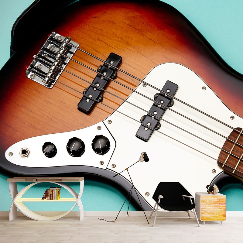 Guitar Photo Wall Murals for Home Decoration Stain Resistant, Personalised Size