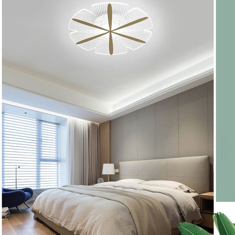Florale Acryl Deckenmontaged Light Simplicity LED LED -Montage Beleuchtung für Schlafzimmer