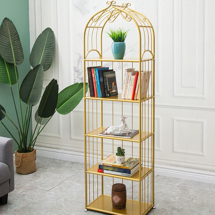 Iron Scandinavian Etagere Bookshelf Vertical Open Bookshelf for Living Room