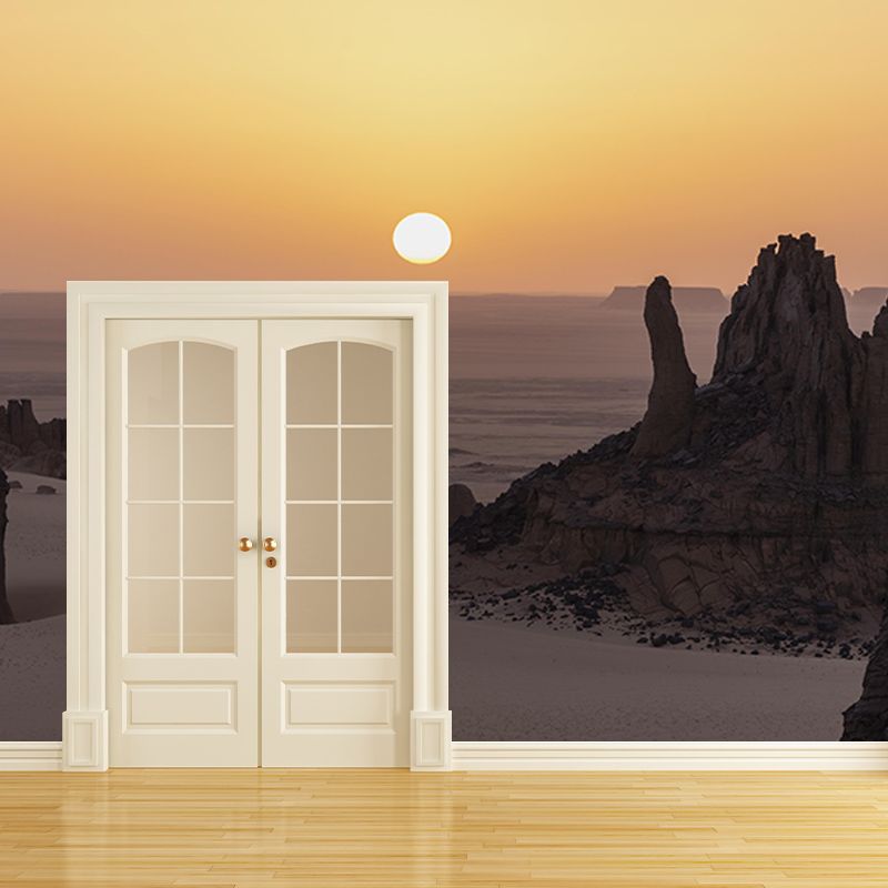 Room Wall Mural Wallpaper Modern Desert Mildew Resistant Wall Decor