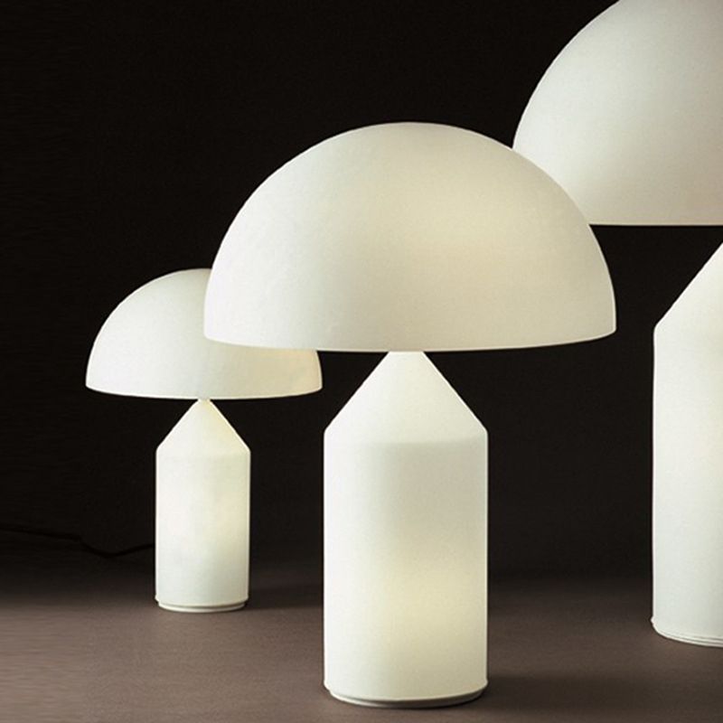 Metal Dome Night Table Lamps Modern Style 1 Light Table Light
