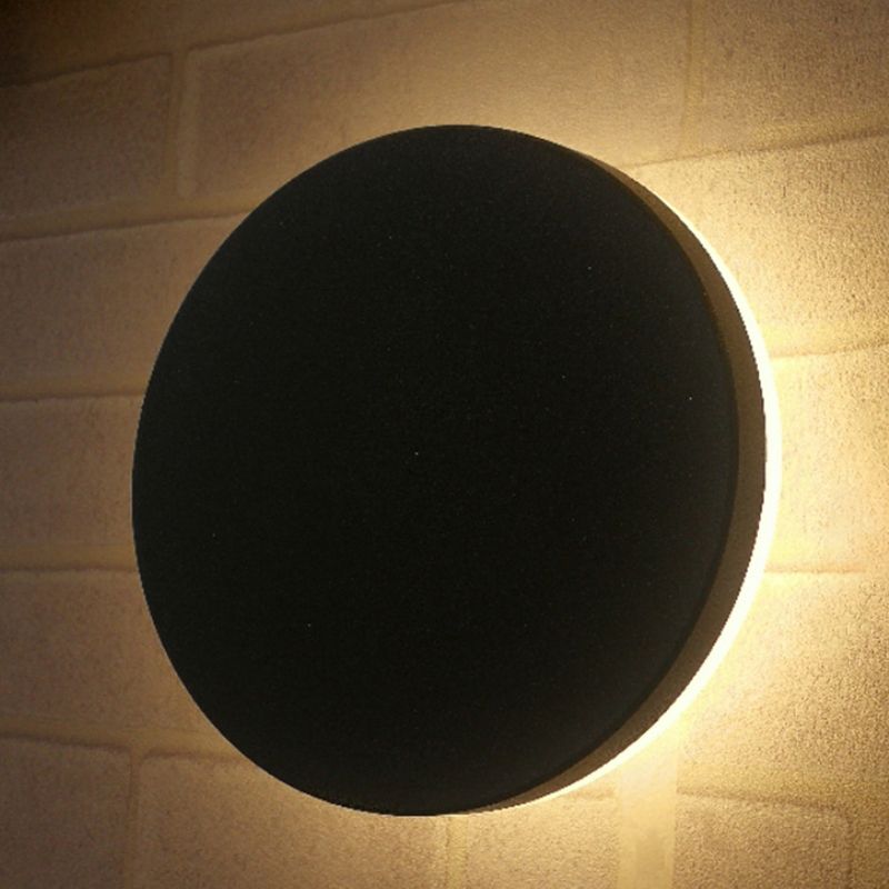 Geometric Wall Light Fixture Modern Minimalist Style Aluminum Wall Lamp