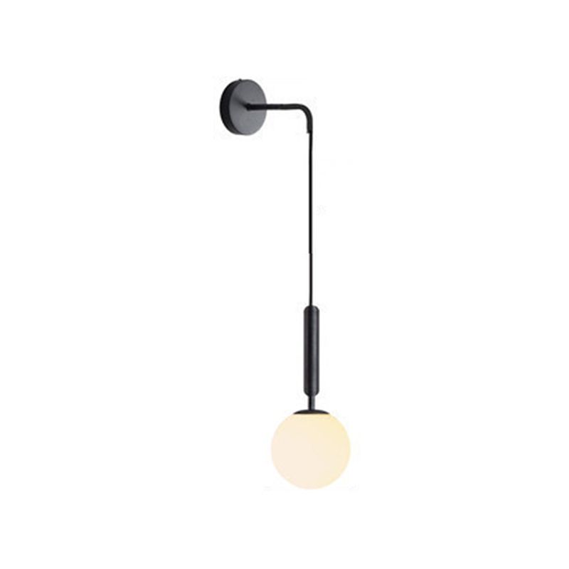 Modern Style Metal Ball Wall Lighting Fixtures 1 Light Wall Mounted Light Fixture