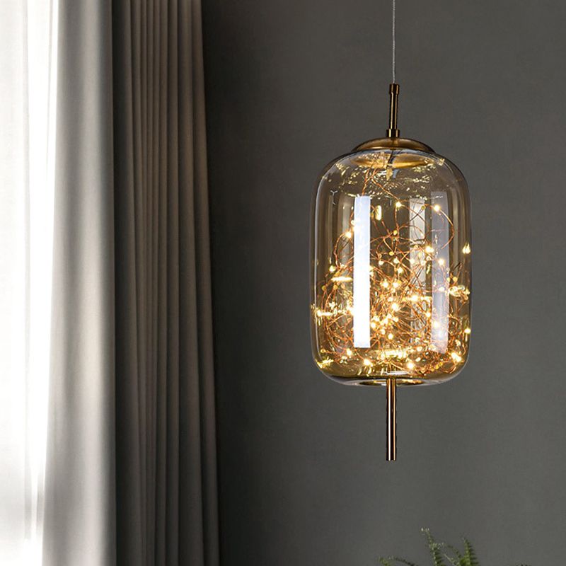 1 éclairage de suspension géométrique légère